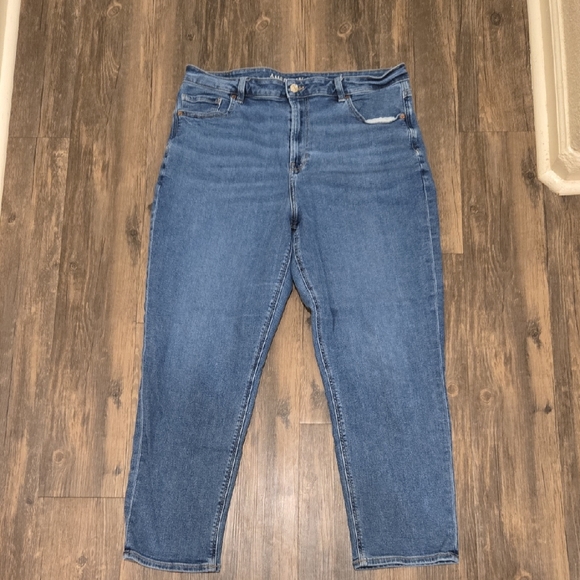 American Eagle Outfitters Pants - American Eagle Outfitters Blue Straight Leg Pants